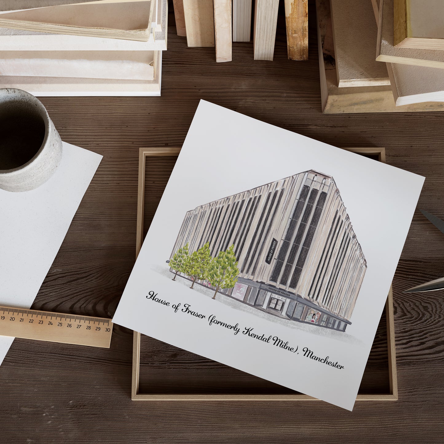 House of Fraser, Manchester - Art Print