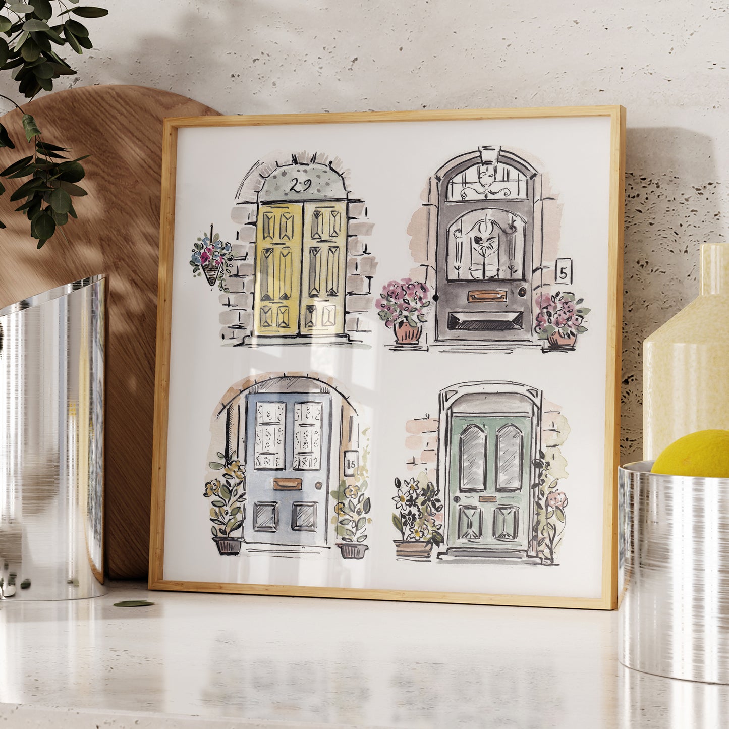 Dinky Doors - Art Print