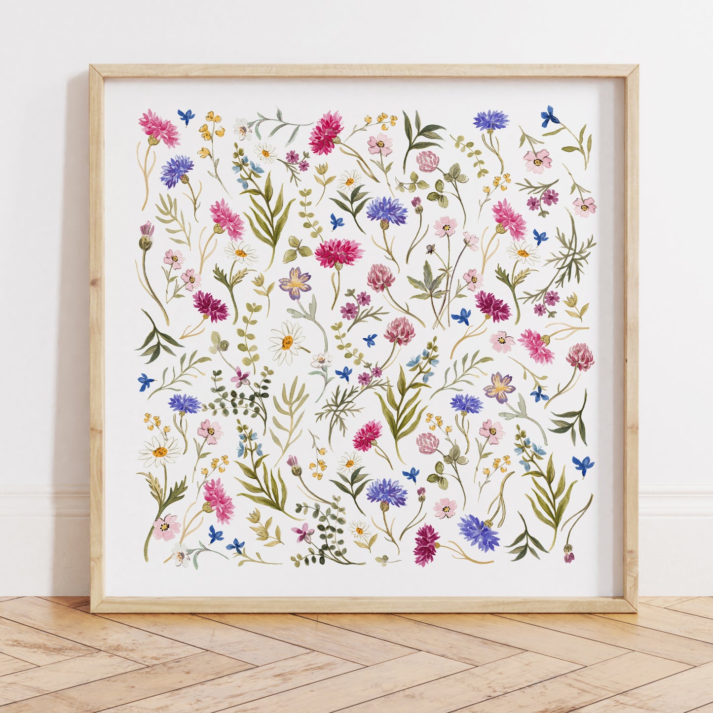 Cornflower Meadow - Botanical Art Print