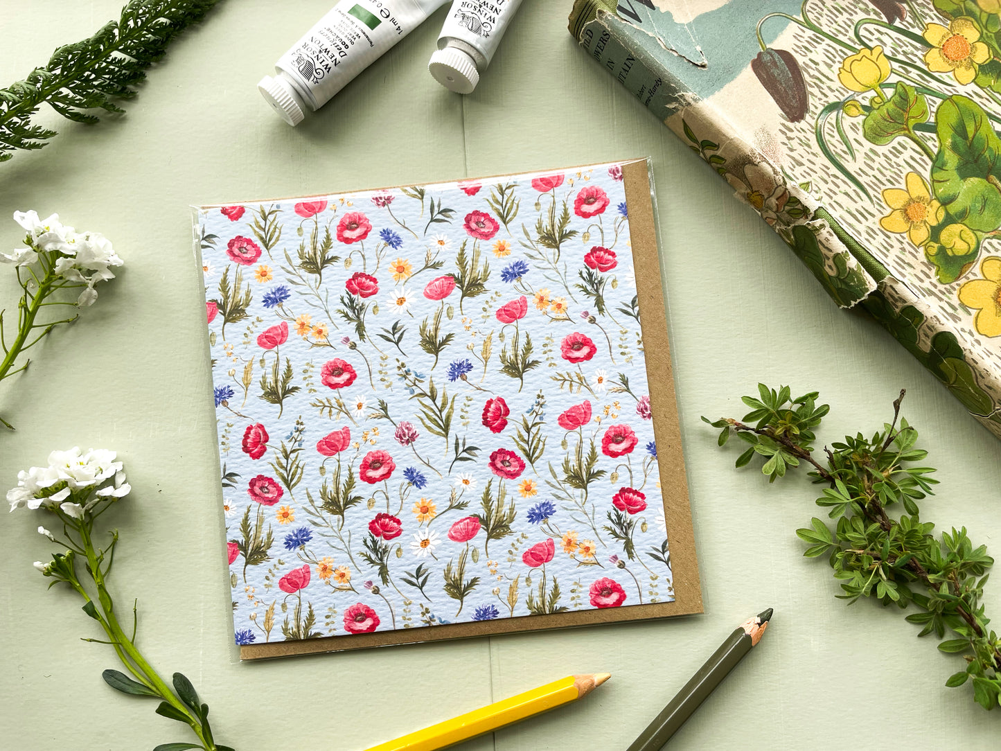 Wildflower Meadow Greeting Card