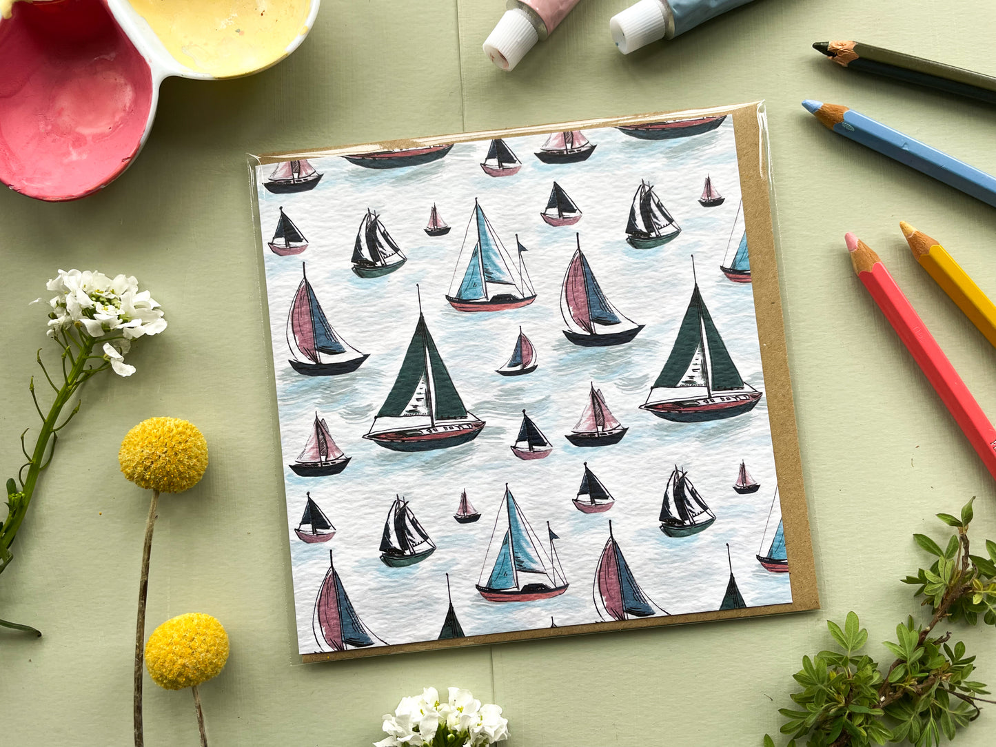 Sail Away Greeting Card