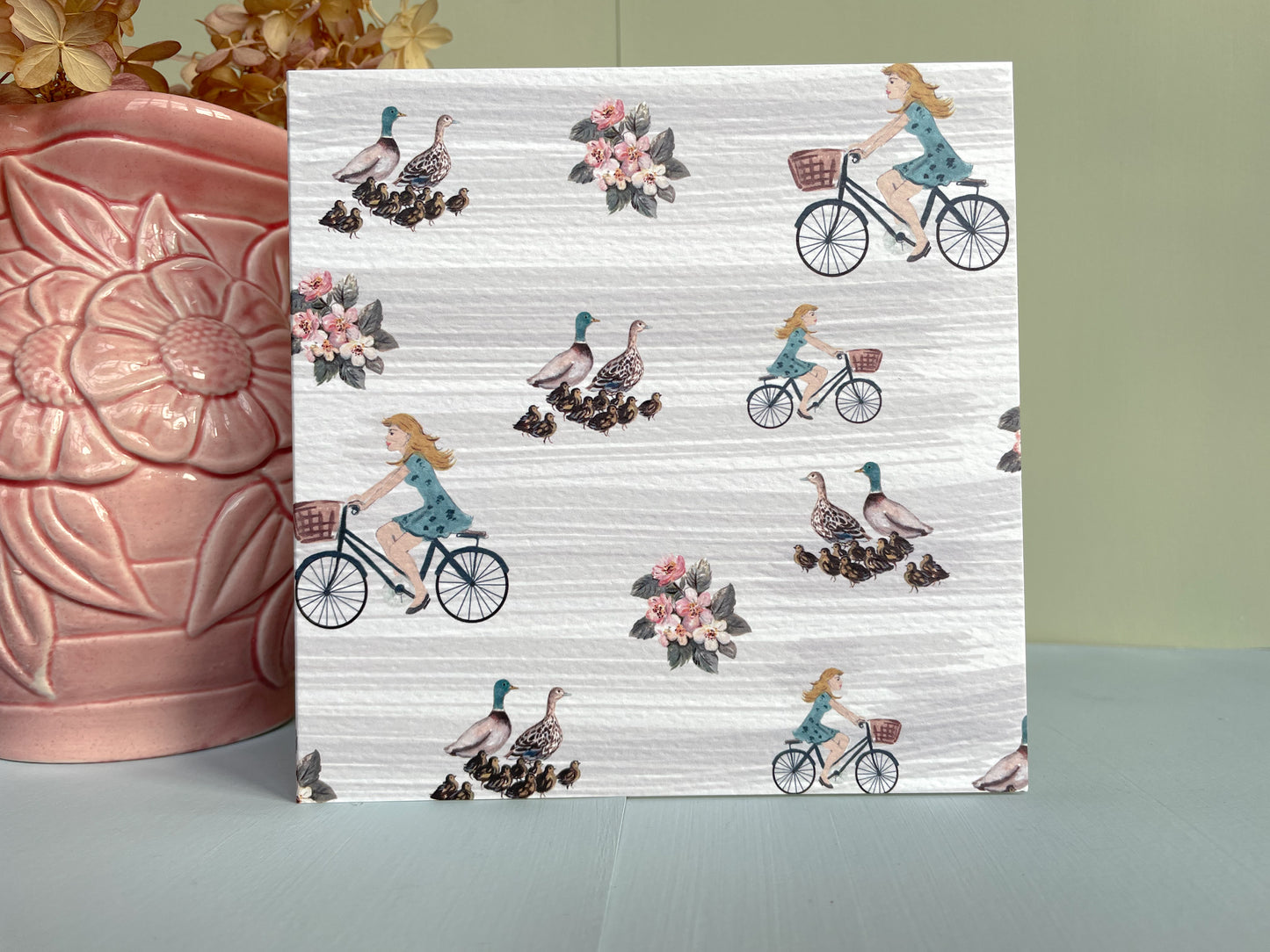 Springtime Saturday Greeting Card