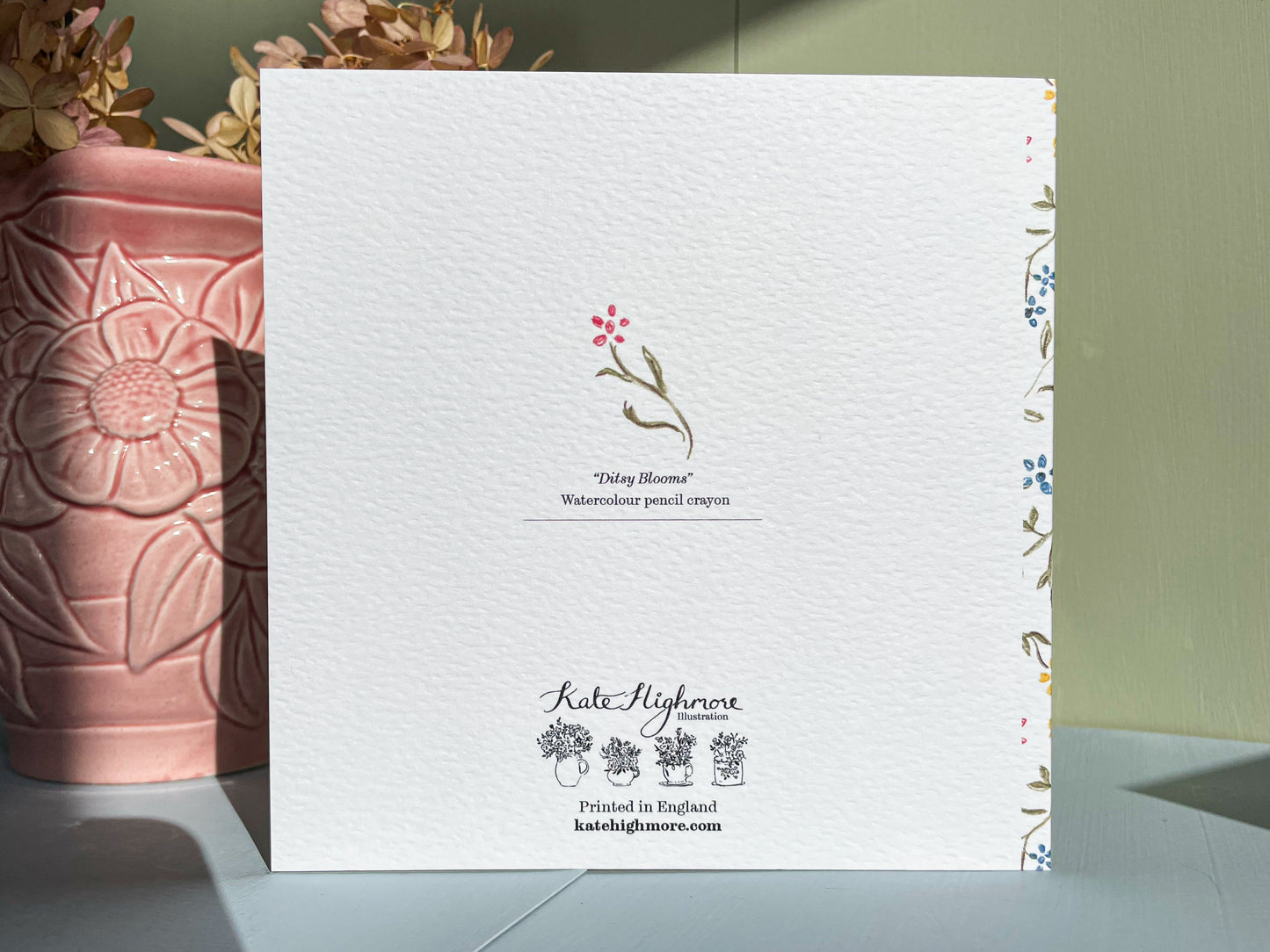 Ditsy Blooms Greeting Card