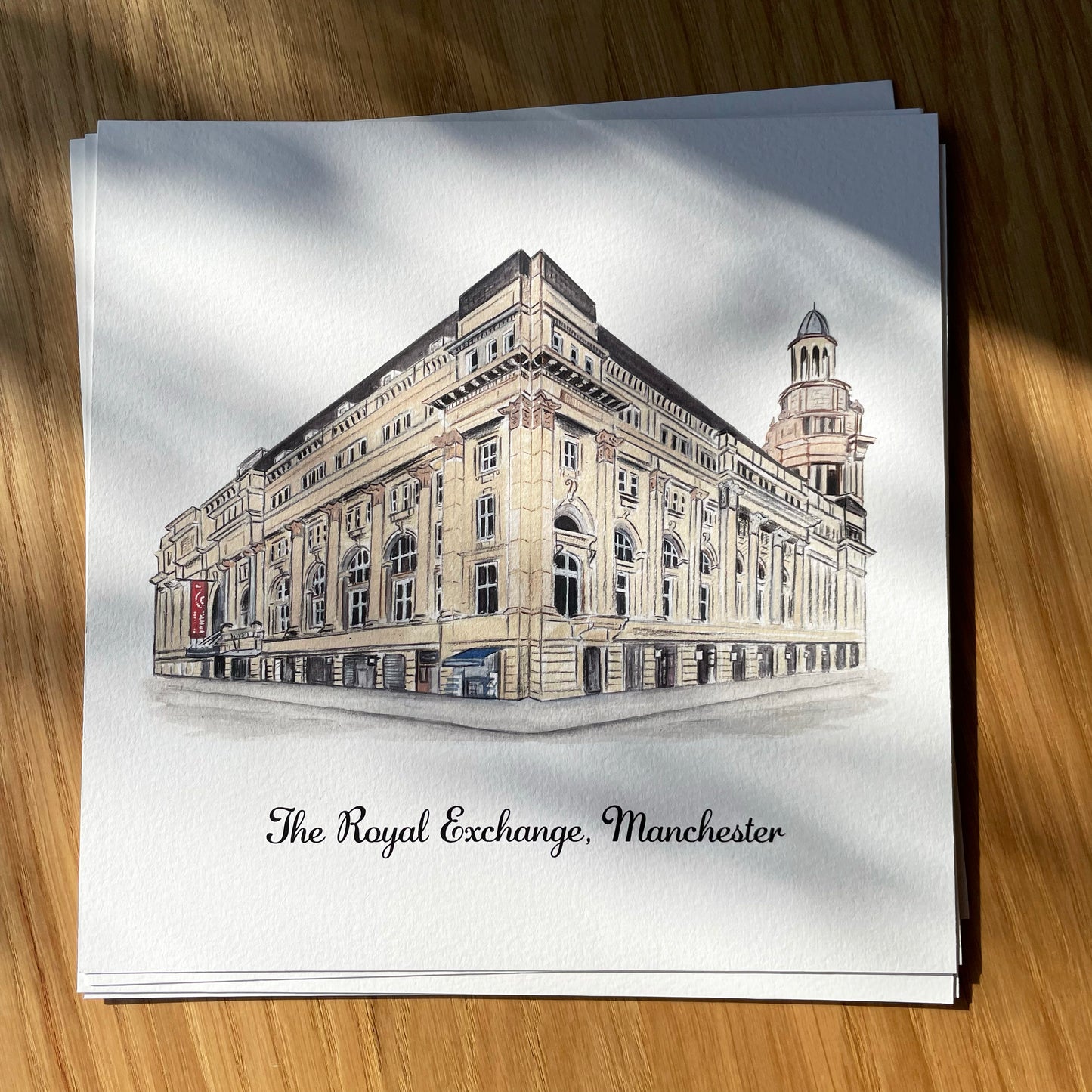 The Royal Exchange, Manchester - Art Print