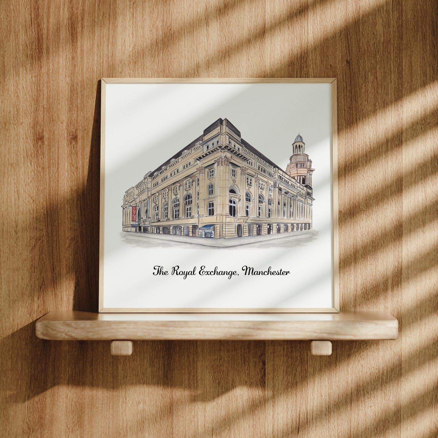 The Royal Exchange, Manchester - Art Print