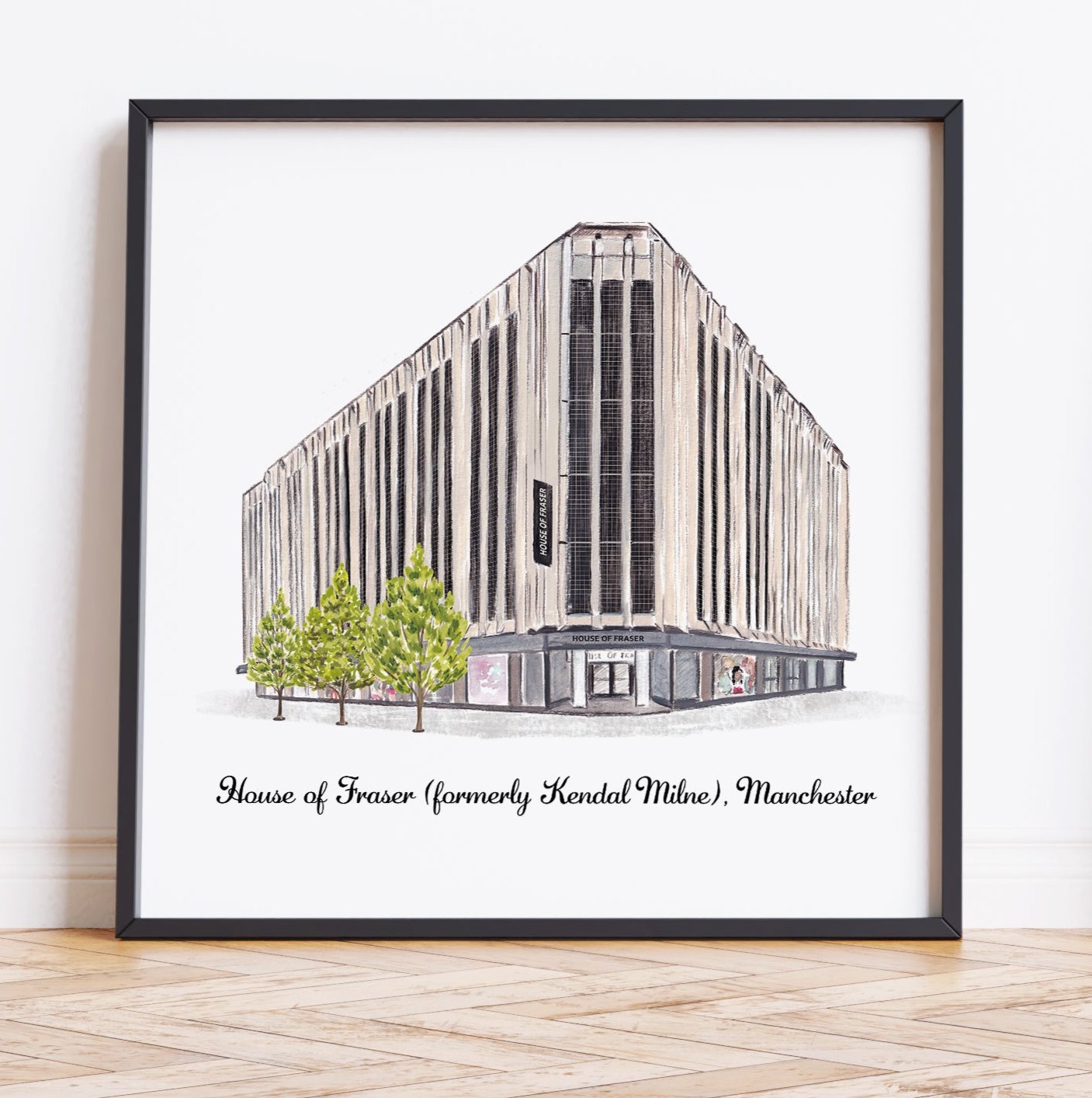 House of Fraser, Manchester - Art Print