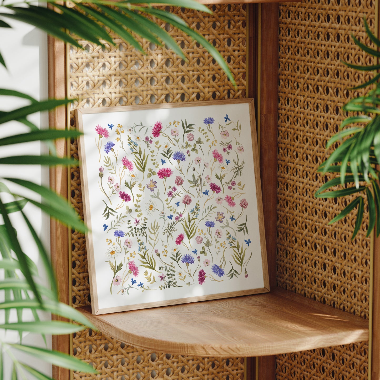 Cornflower Meadow - Botanical Art Print
