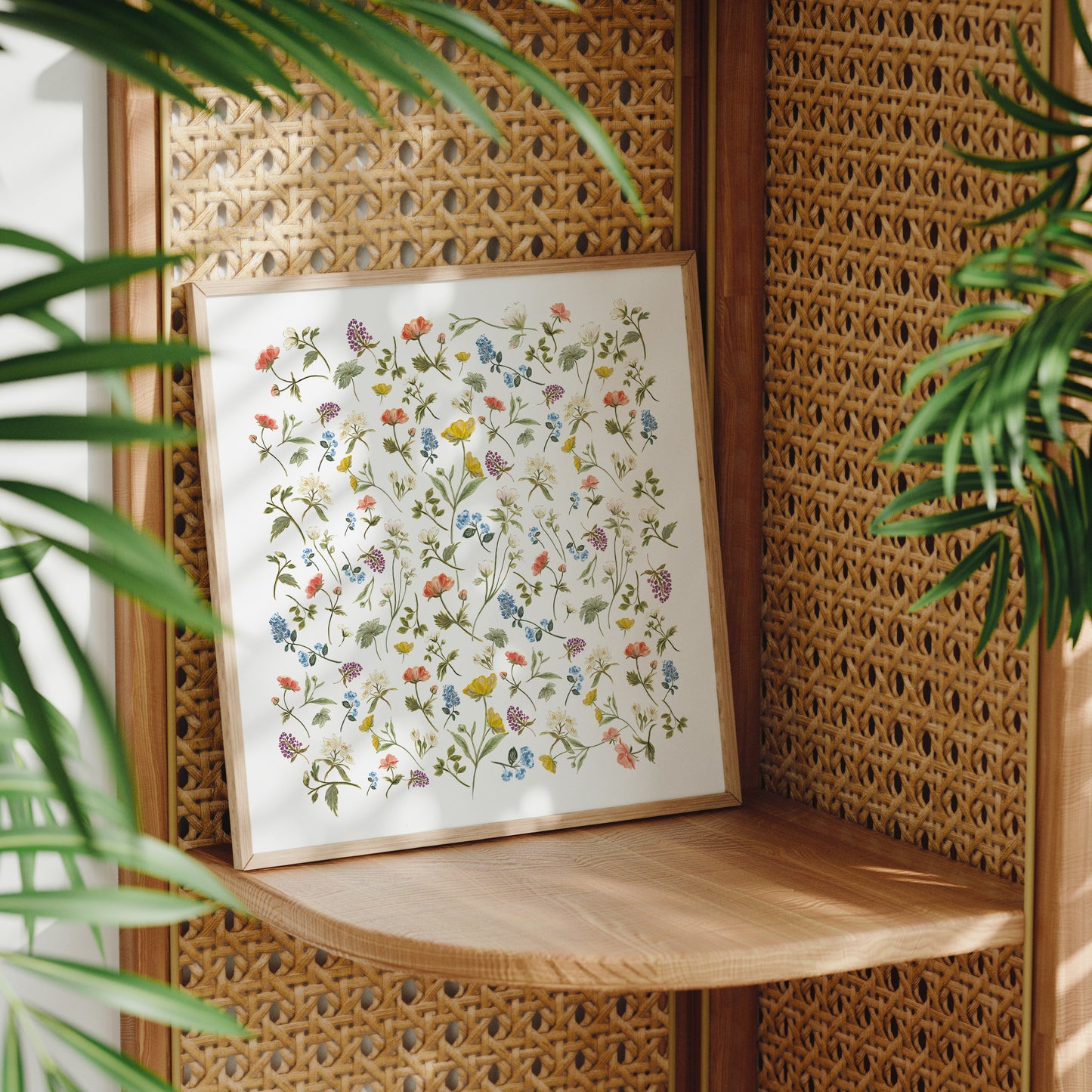 Cottage Garden - Botanical Art Print