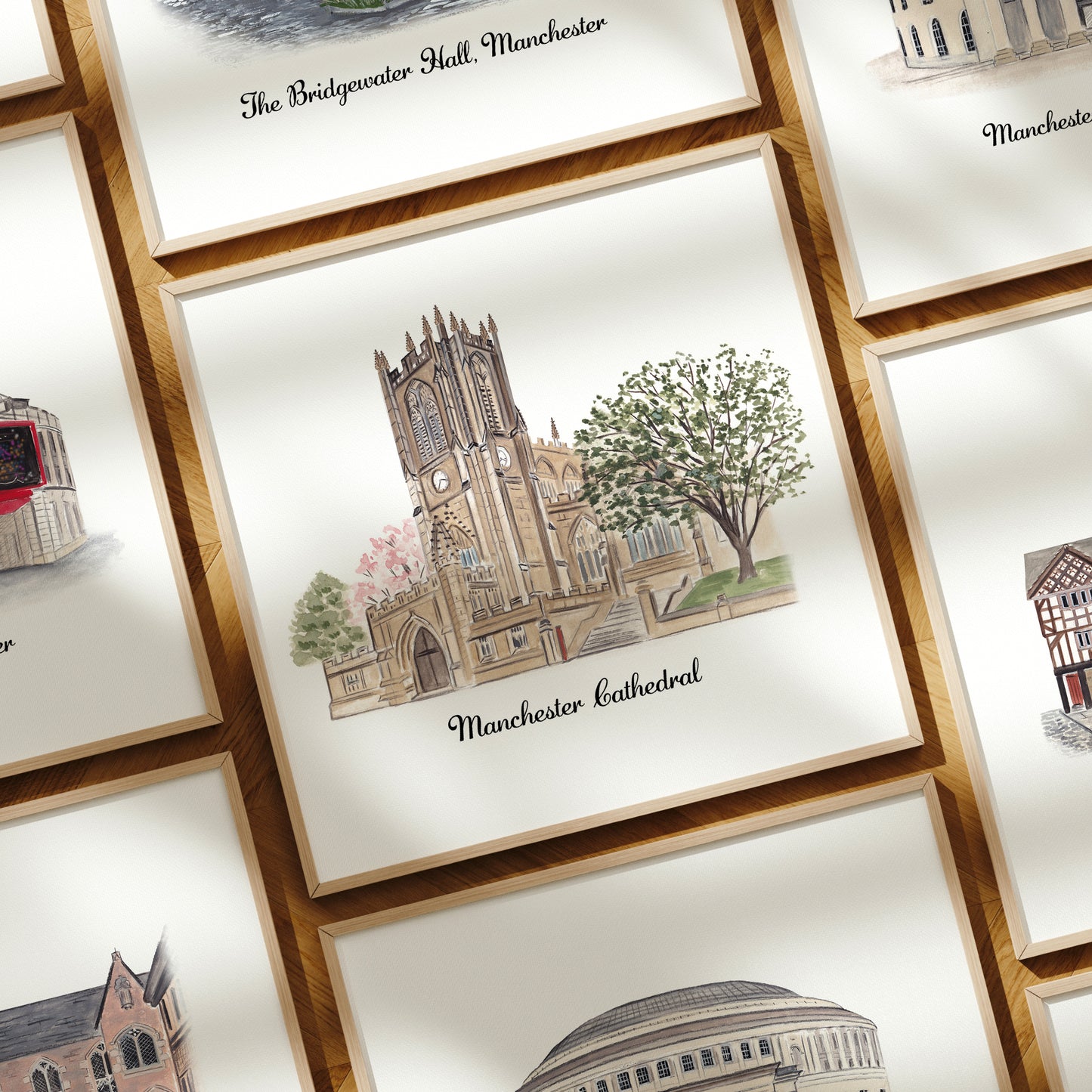 Manchester Cathedral - Art Print
