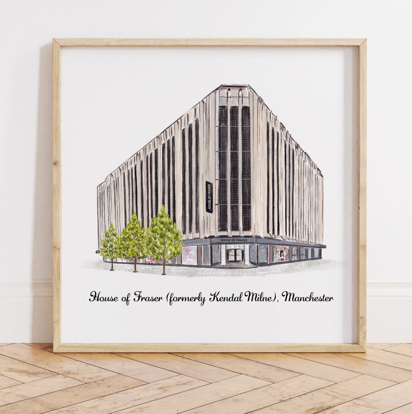 House of Fraser, Manchester - Art Print