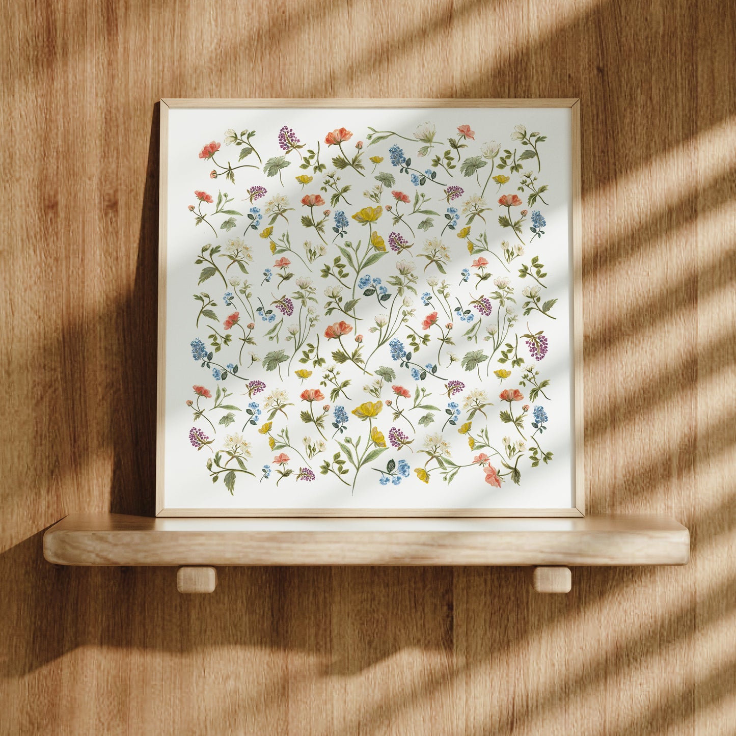 Cottage Garden - Botanical Art Print