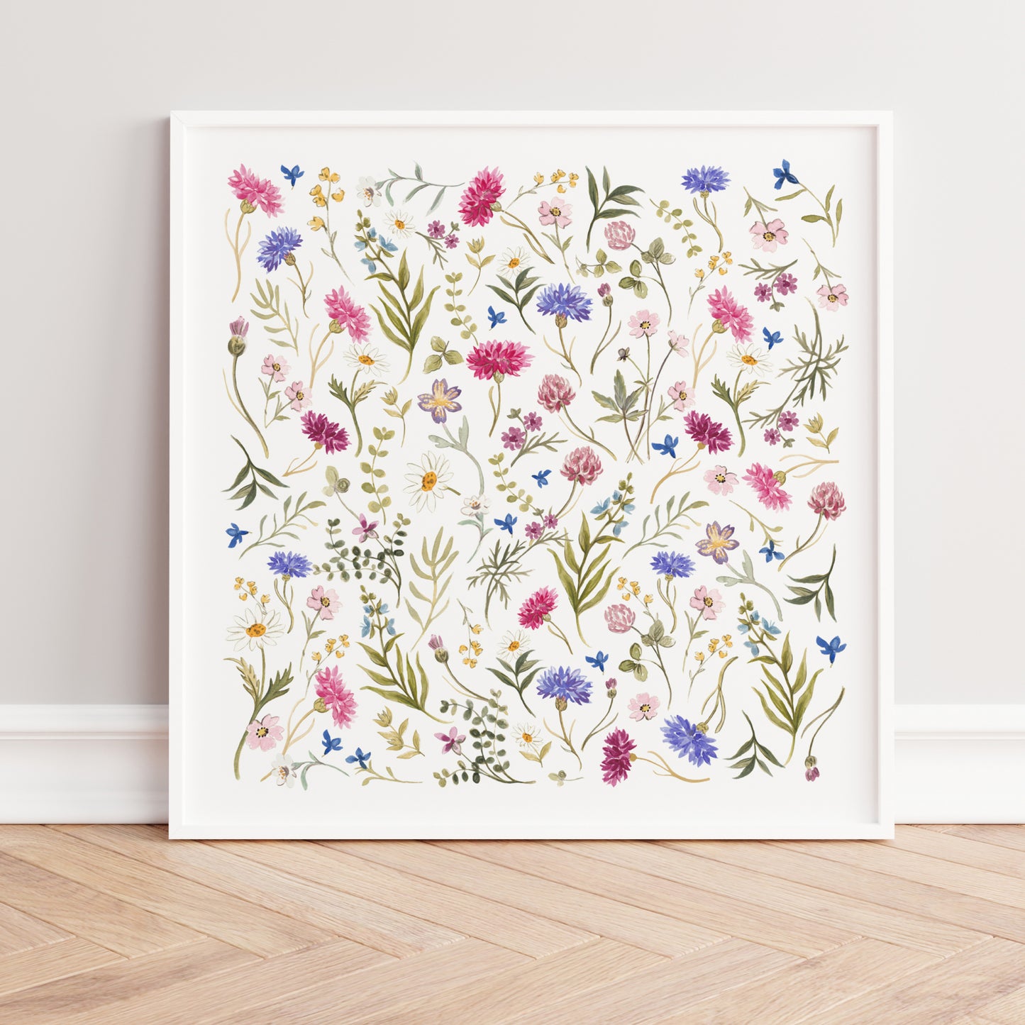Cornflower Meadow - Botanical Art Print
