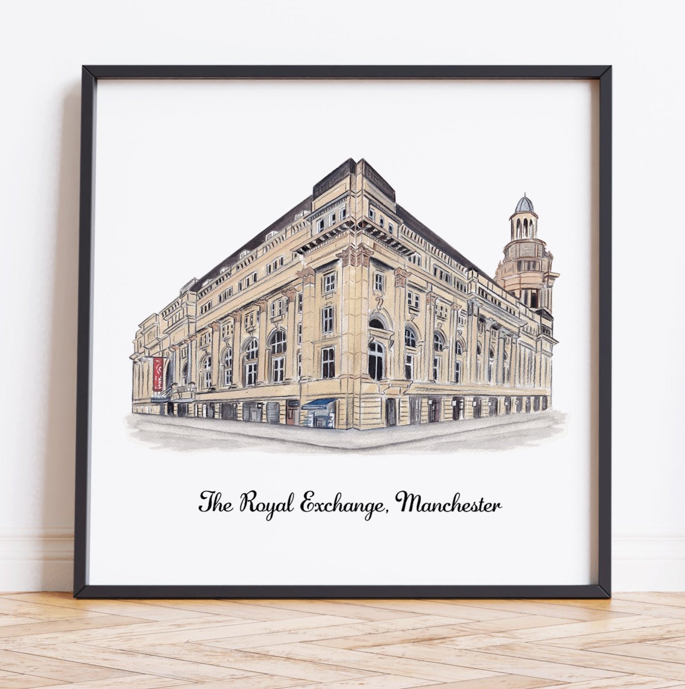 The Royal Exchange, Manchester - Art Print