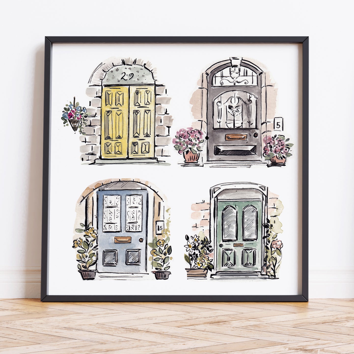 Dinky Doors - Art Print