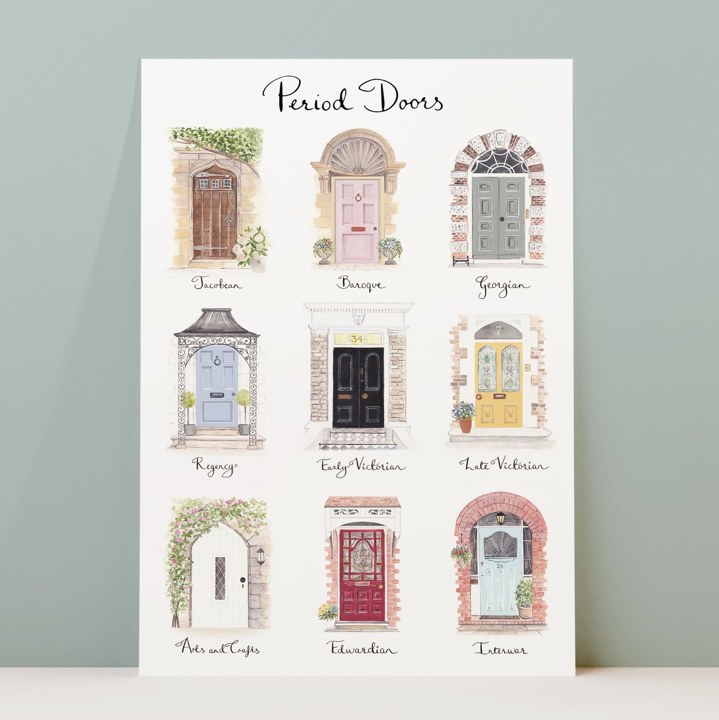 Period Doors - Art Print