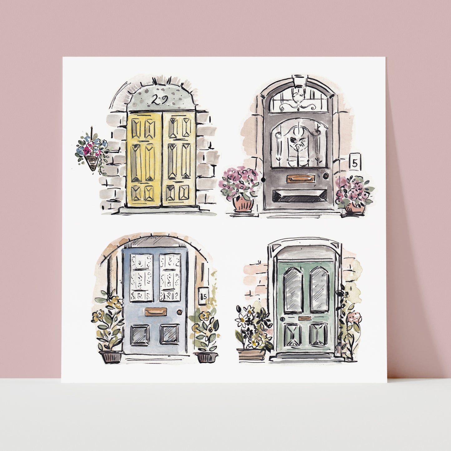 Dinky Doors - Art Print