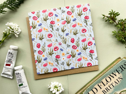 Wildflower Meadow Greeting Card