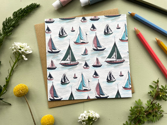 Sail Away Greeting Card