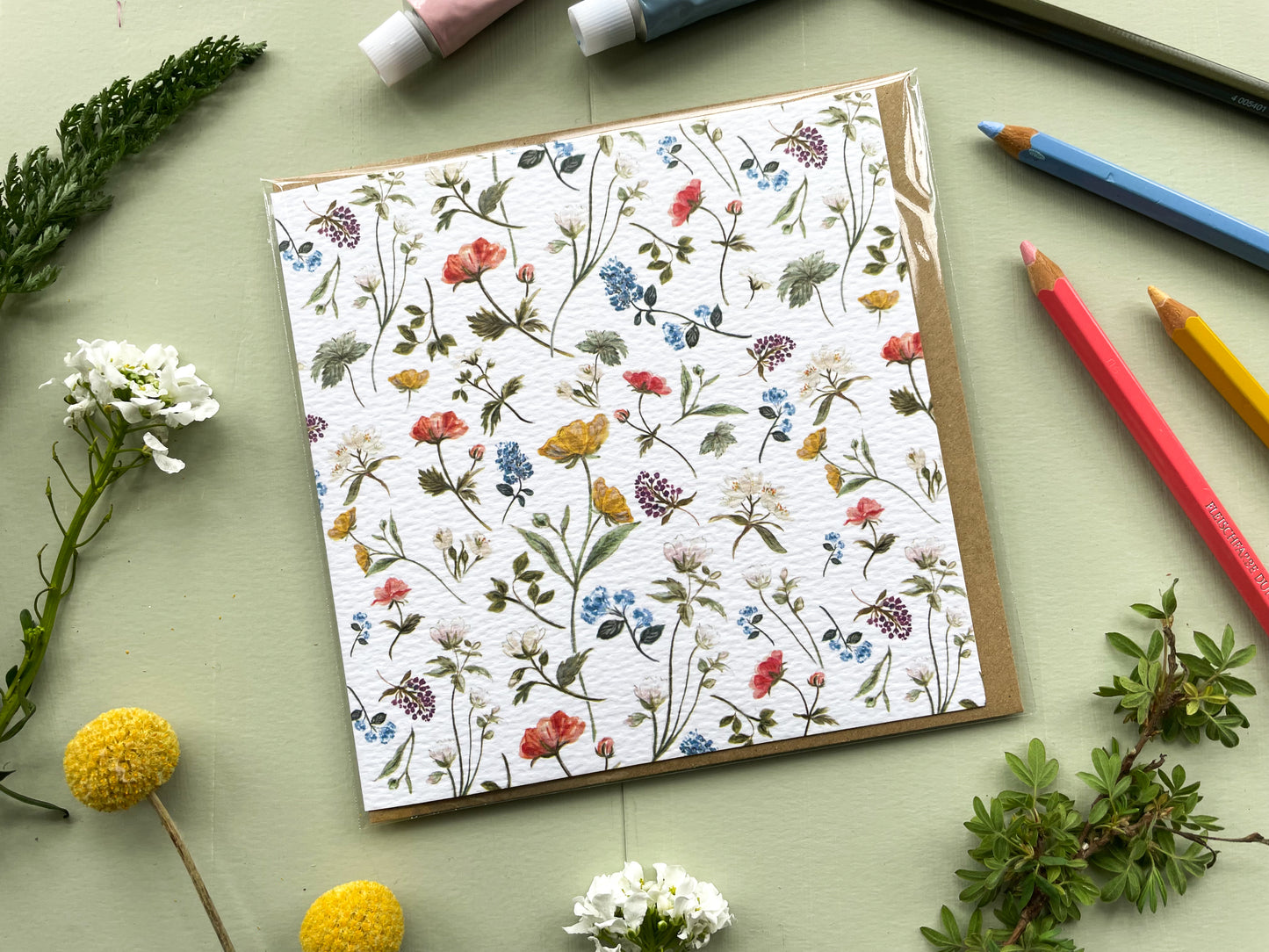 Cottage Garden Greeting Card