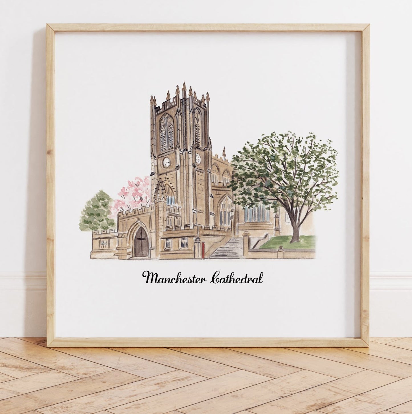 Manchester Cathedral - Art Print