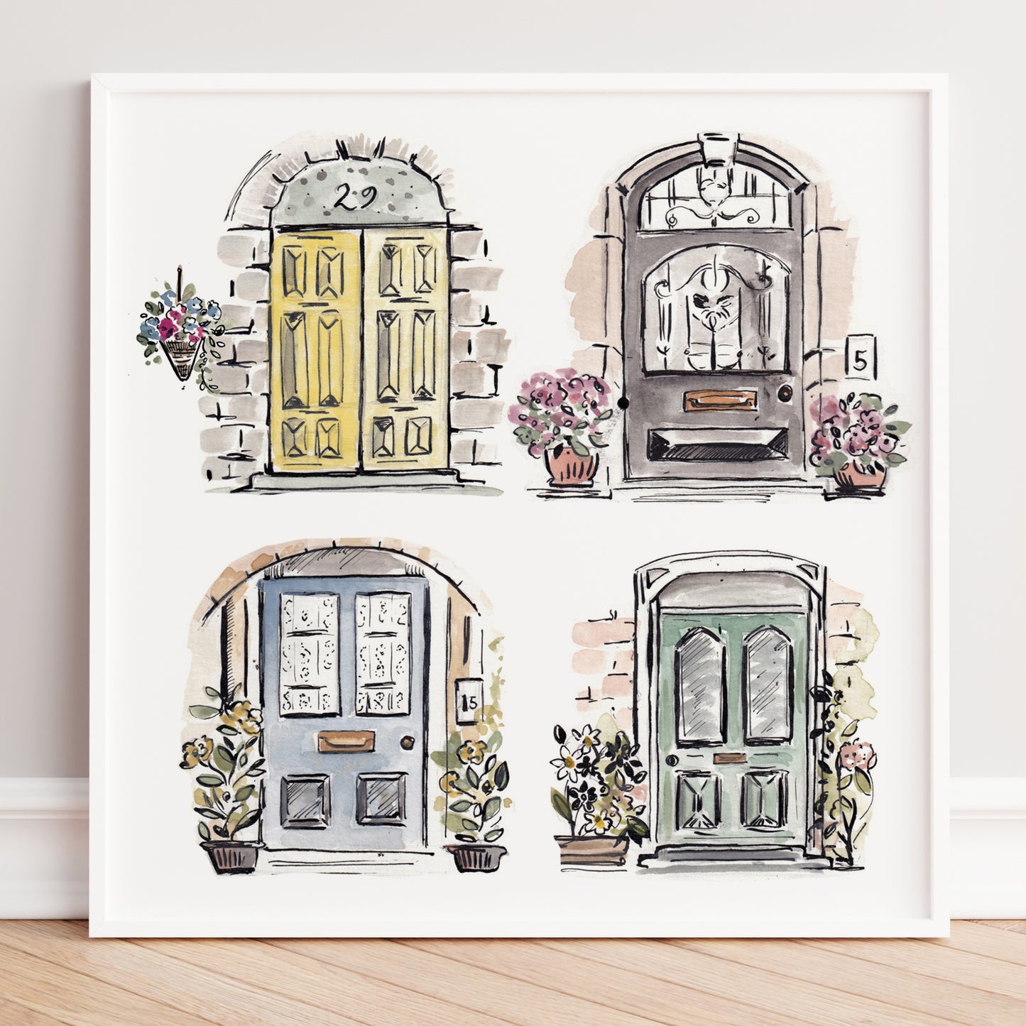 Dinky Doors - Art Print