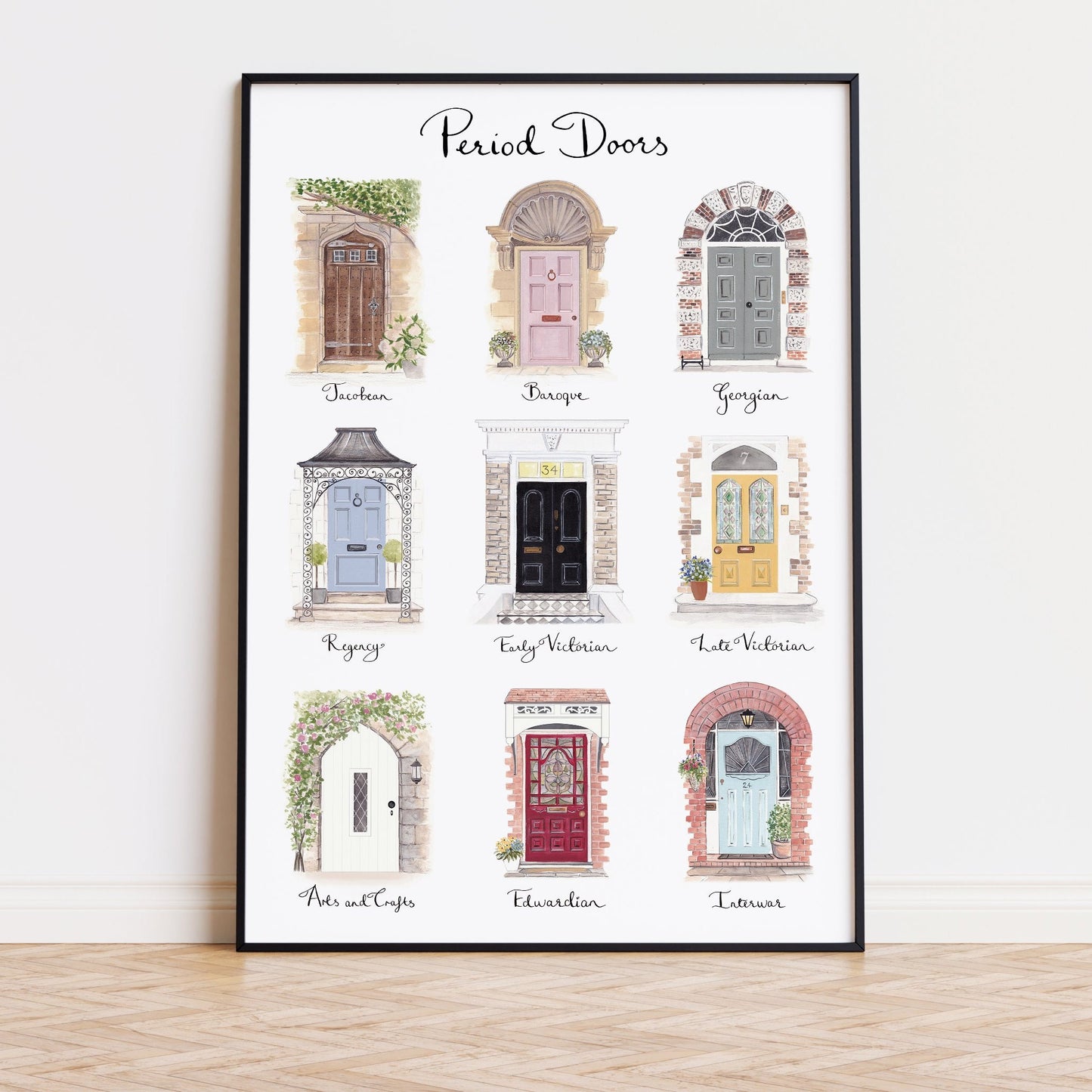 Period Doors - Art Print