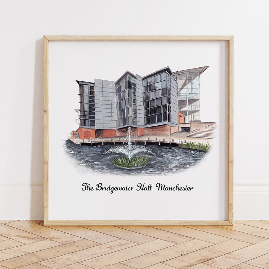 The Bridgewater Hall, Manchester - Art Print