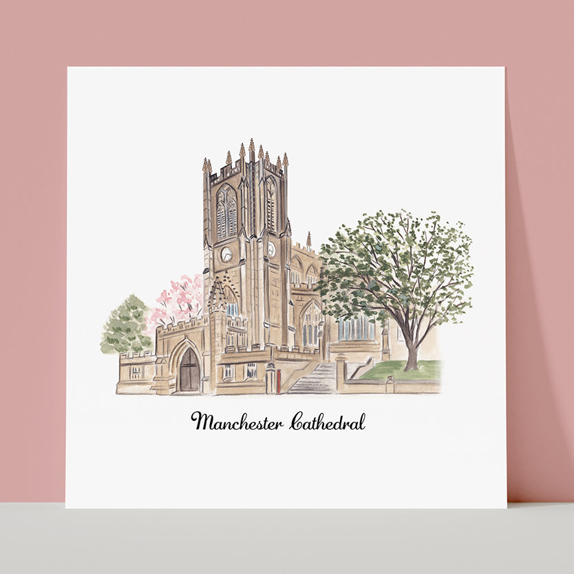 Manchester Cathedral - Art Print