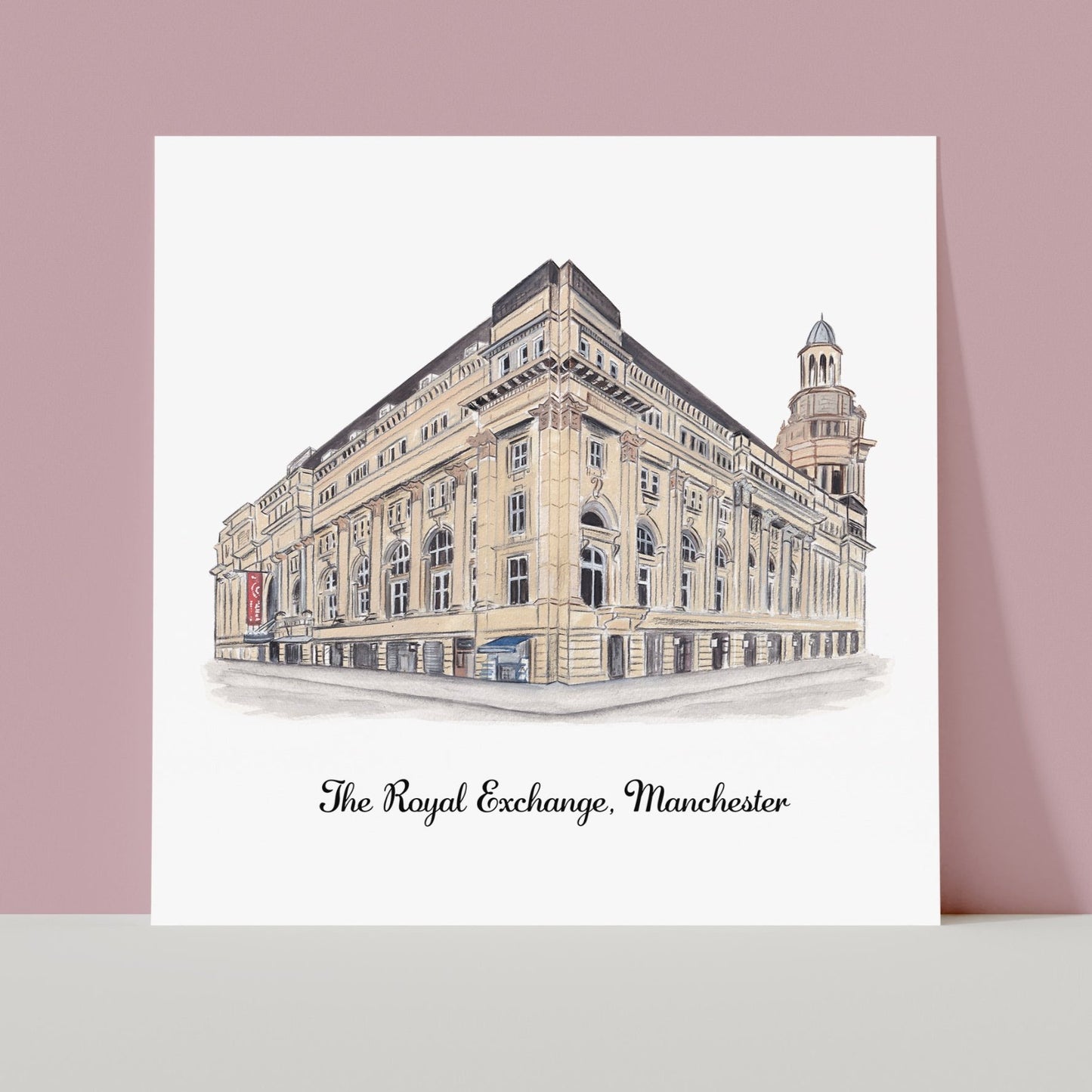 The Royal Exchange, Manchester - Art Print