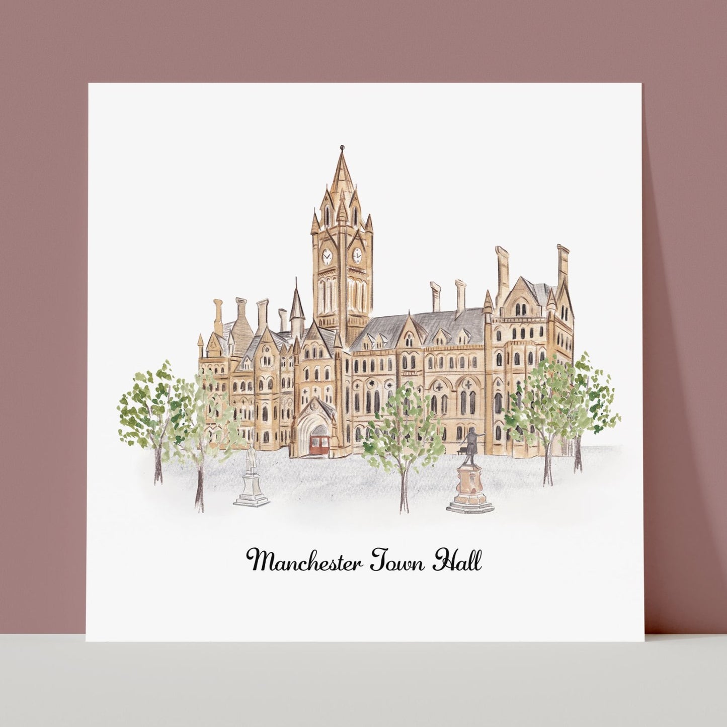 Manchester Town Hall - Art Print