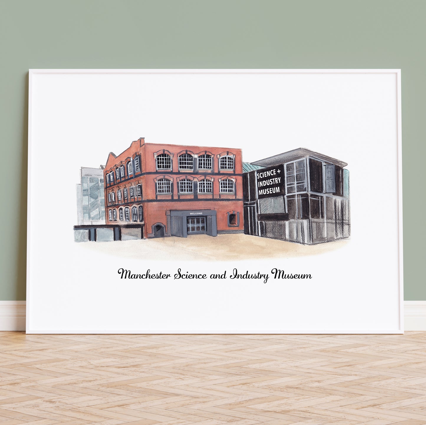 Manchester Science and Industry Museum - Art Print